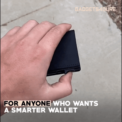 Large Pop Up Box wallet Multi-card Position